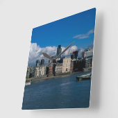 ザシティオブロンドンアンドタワー42 スクエア壁時計 (傾斜)