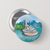 ザシドニーオペラハウス 缶バッジ (正面&裏面)