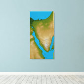 ザシナイ半島 キャンバスプリント (インサイチュ (ウッドフロア))