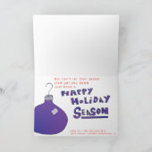 ザシニックスのXマス シーズンカード (内部)