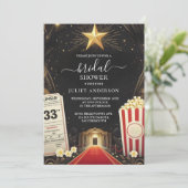 ザシネマムービーチケットの最人気があるブライダルシャワー 招待状 (スタンド正面)