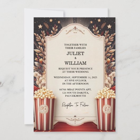 ザシネマレトロ映画チケット人気がある最結婚大 招待状 (正面)
