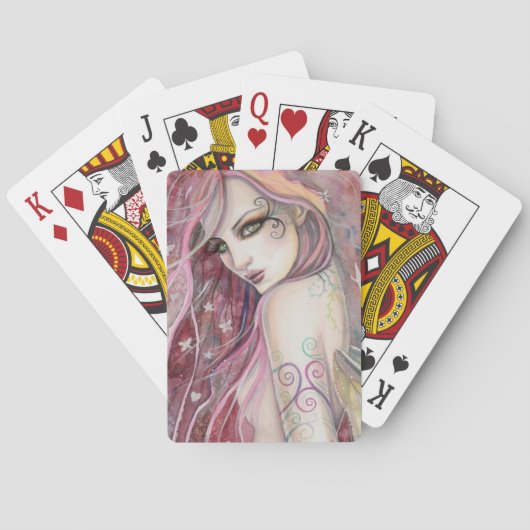 ザシャイフリートフェアリーモダンファンタジーアート トランプ (裏面)
