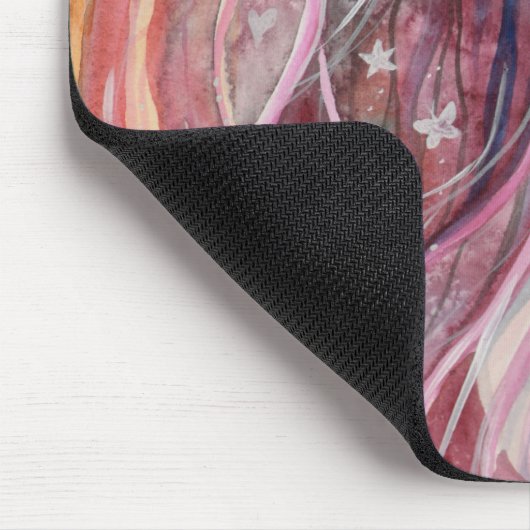 ザシャイフリートフェアリーモダンファンタジーアート マウスパッド (コーナー)