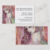 ザシャイフリートフェアリーモダンファンタジーアート 名刺 (正面/裏面)