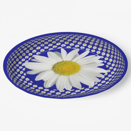 ザシャスタ楽しむデイジー美しい ペーパープレート (アングル)