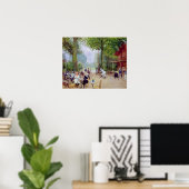 ザシャレーデュサイクルインザボワドゥブーローニュ ポスター (ホームオフィス)