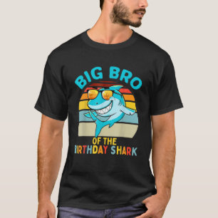 ザシャーク誕生日ブラザーマッチングファムのビッグ Tシャツ