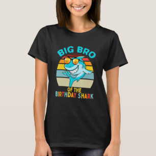 ザシャーク誕生日ブラザーマッチングファムのビッグ Tシャツ