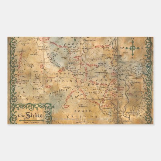 ザシャー™ 長方形シール (正面)