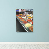 ザシュク、エルサレム・イスラエル2016 キャンバスプリント (インサイチュ (ウッドフロア))