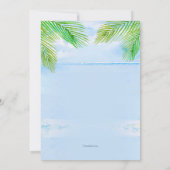 ザショアリハーサルディナー招待状 招待状 (裏面)