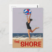 ザショアヴィンテージスタイルポスターカード ポストカード (正面/裏面)