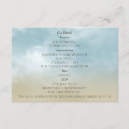 ザショア海サーフビーチ結婚式詳細 エンクロージャーカード