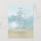 ザショア海サーフビーチ結婚式詳細 エンクロージャーカード (正面)