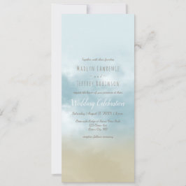 ザショア海サーフビーチ結婚式 招待状