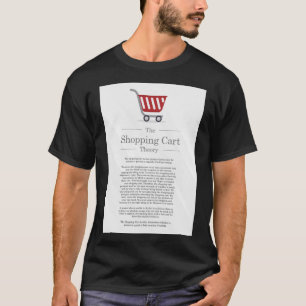 ザショッピングカート理論署名ポスター Tシャツ