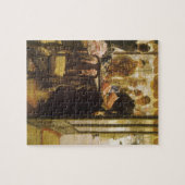 ザショップガールバイジェームズティスソビクトリアンファインアート ジグソーパズル (横)