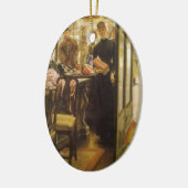 ザショップガールバイジェームズティスソビクトリアンファインアート セラミックオーナメント (左)