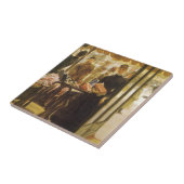 ザショップガールバイジェームズティスソビクトリアンファインアート タイル (側面)