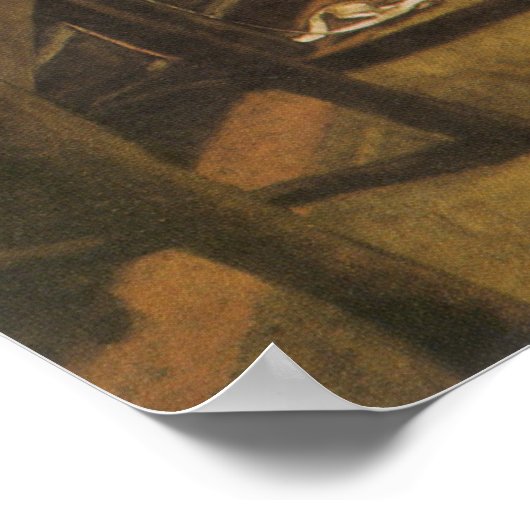 ザショップガールバイジェームズティスソビクトリアンファインアート ポスター (角)