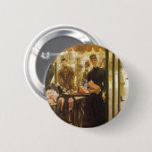 ザショップガールバイジェームズティスソビクトリアンファインアート 缶バッジ (正面&裏面)