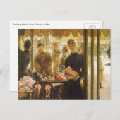 ザショップガールバイジェームズティソットファインアート ポストカード (正面/裏面)