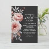 ザシルクピンクボホピーニーダスティーバラブライダルシャワー 招待状 (スタンド正面)
