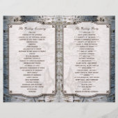 ザシルバー素朴樺の木の木結婚のコレクション (裏面)