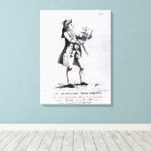 ザシンプリングマカロニ キャンバスプリント (インサイチュ (ウッドフロア))