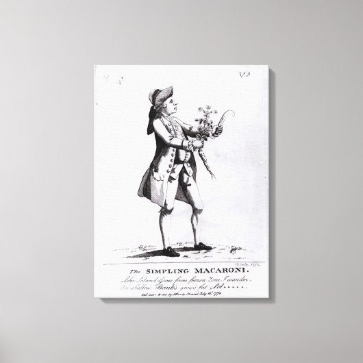 ザシンプリングマカロニ キャンバスプリント (正面)