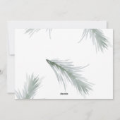 ザシンプルエレガントクリスマス写真 シーズンカード (裏面)