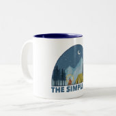 ザシンプルライフキャンプ ツートーンマグカップ (正面左)