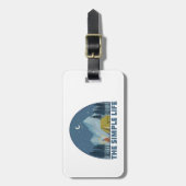 ザシンプルライフキャンプ ラゲッジタグ (正面縦)