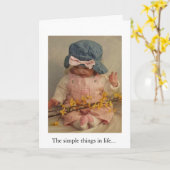 ザシンプル カード (黄色い花)