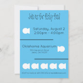 ザシーアクアリウムパーティの招待状 招待状 (裏面)
