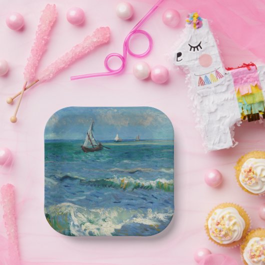 ザシーアットレサントマリーデラメール | Vanゴッホ ペーパープレート (パーティー)