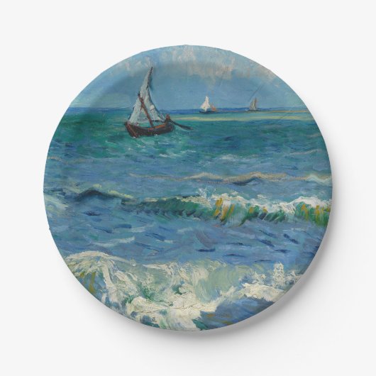ザシーアットレサントマリーデラメール | Vanゴッホ ペーパープレート (正面)