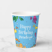 ザシーアニマルズカワイイ子供の誕生日パーティー 紙コップ (正面)