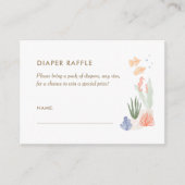 ザシーウォーター色おむつラッフルチケットエンクル エンクロージャーカード (正面)