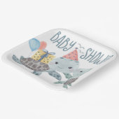 ザシーカメビーチベビーシャワー ペーパープレート (傾斜あり)
