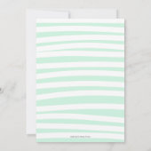 ザシーカラフルマーメイドガールファースト誕生日 招待状 (裏面)