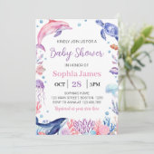 ザシーガールベビーシャワー招待状 招待状 (スタンド正面)