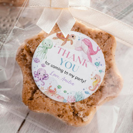 ザシーキュート海動物誕生日 ラウンドシール