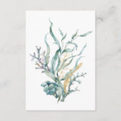 ザシークラゲのベビーシャワーサンキューカード エンクロージャーカード (裏面)