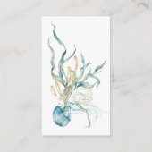 ザシークラゲのベビーシャワーサンキューカード エンクロージャーカード (裏面)