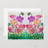 ザシークレットガーデン引用文 ポストカード (正面/裏面)