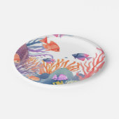 ザシーコーラルリーフの水彩下 ペーパープレート (アングル)