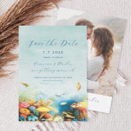 ザシーコーラルリーフ水族館結婚の セーブザデート