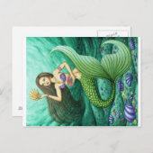 ザシーシェルコレクターマーメイド ポストカード (正面/裏面)